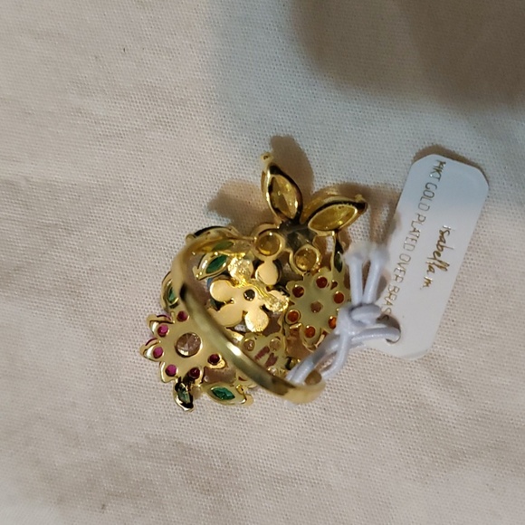 Isabella M 14Kt Gold Plated Ring - Picture 3 of 4